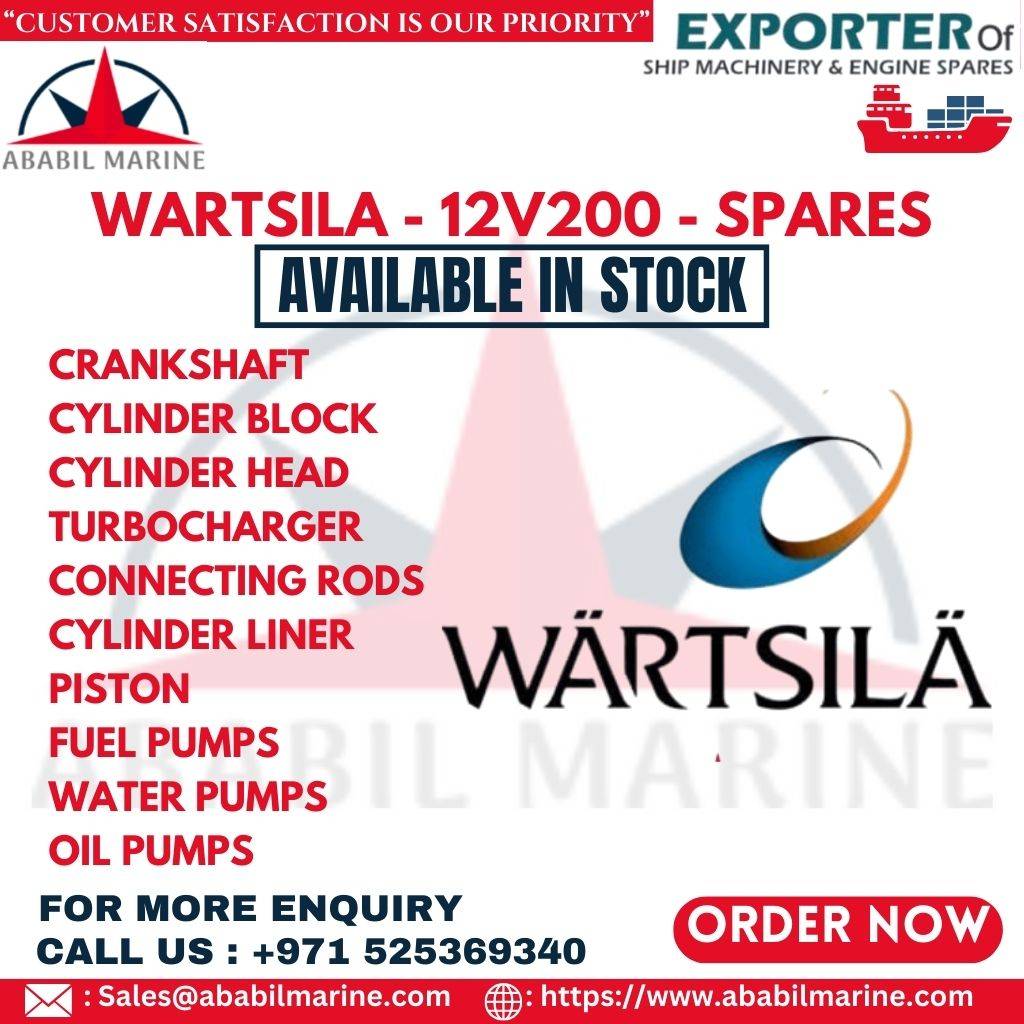 12V200 – WARTSILA – SPARES – CYLINDER LINER  Ababil Marine