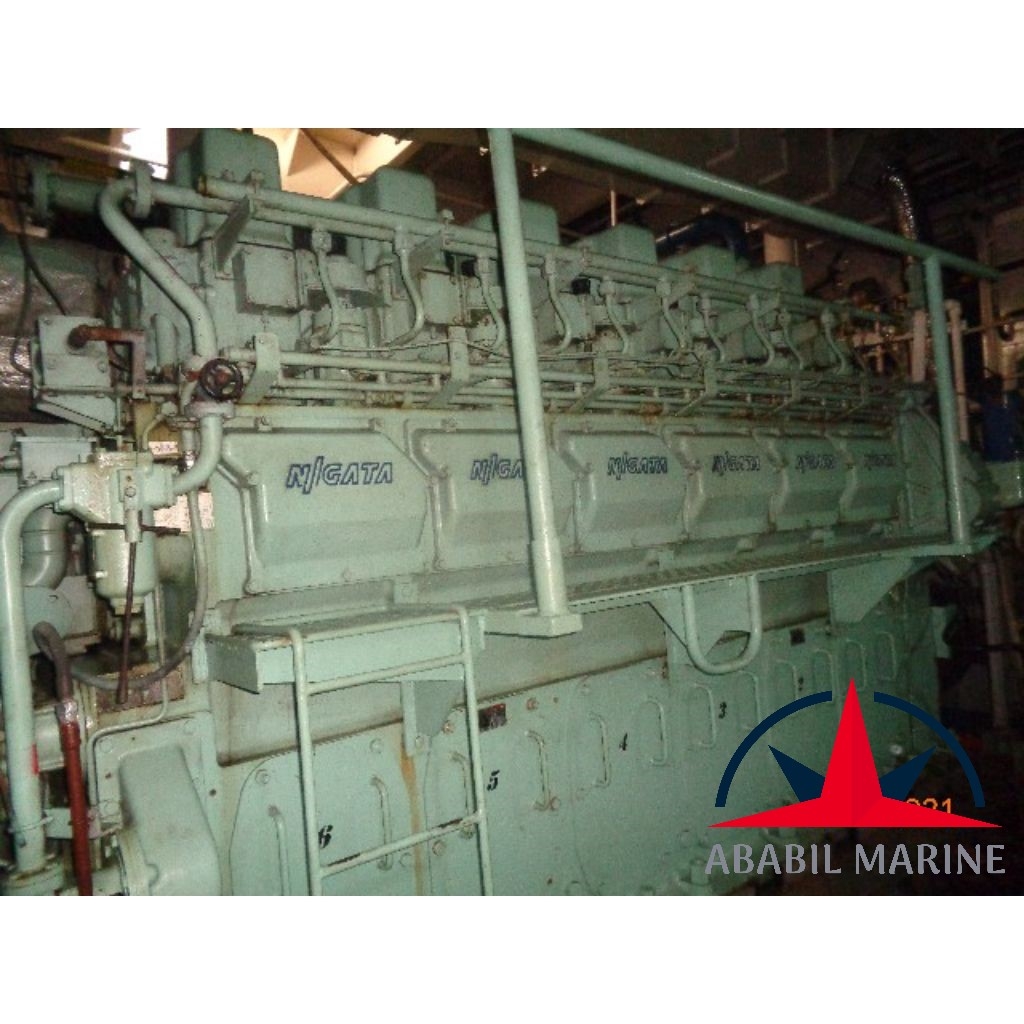 6L28HX, 6L28HLX - NIGATA - CRANKSHAFT, ENGINE FRAME Ababil Marine