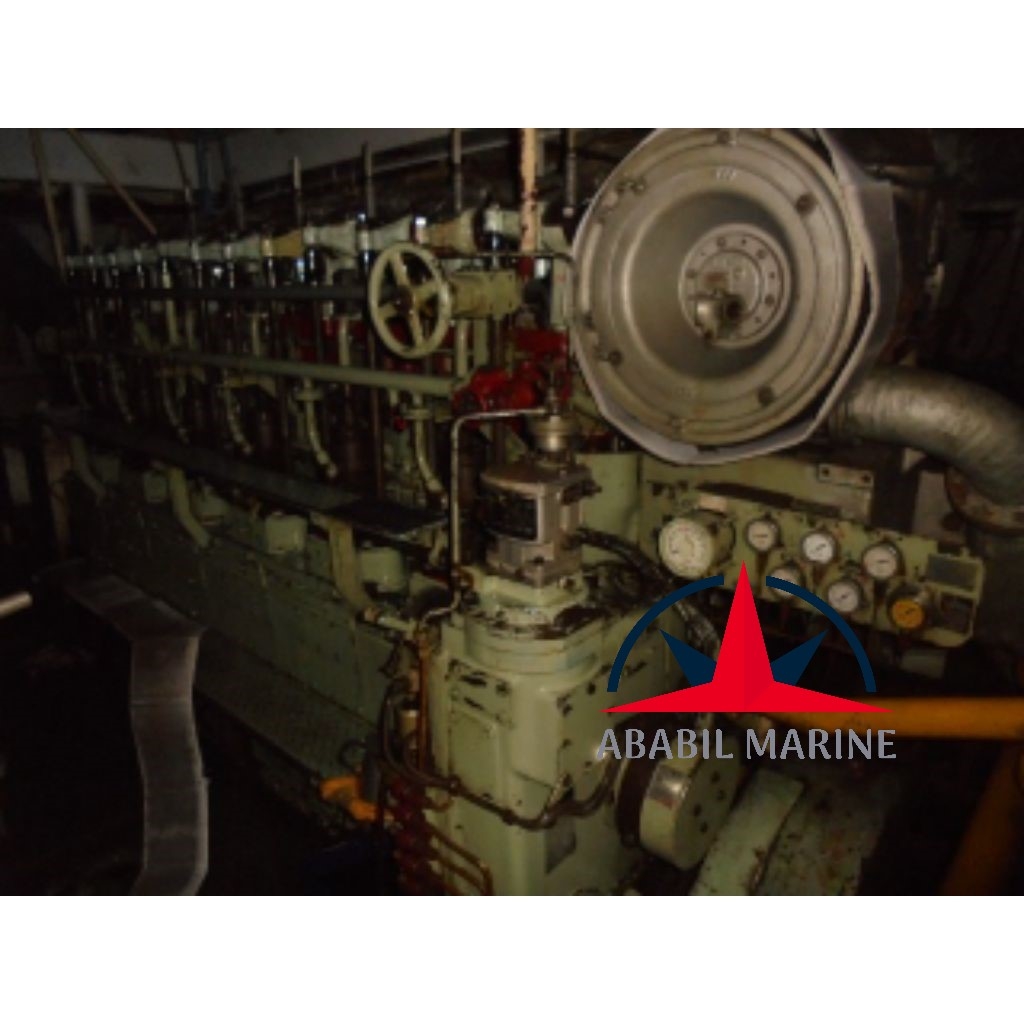 6LUS40 - HANSHIN - COMPLETE ENGINE - CRANKSHAFT, CYLINDER BLOCK Ababil Marine