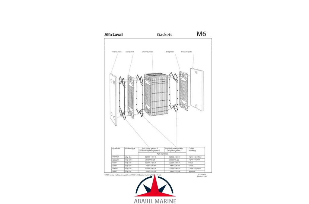 APV - Q055-MGS-10-1 - PLATE HEAT EXCHANGER Ababil Marine