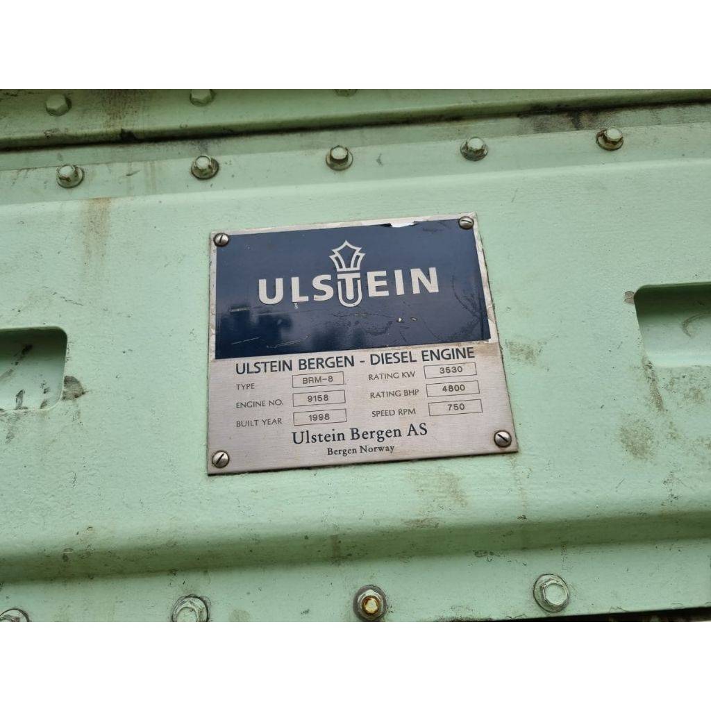 BERGEN BRM 8 COMPLETE ENGINE, CRANKSHAFT, CYLINDER BLOCK & OTHER SPARES Ababil Marine