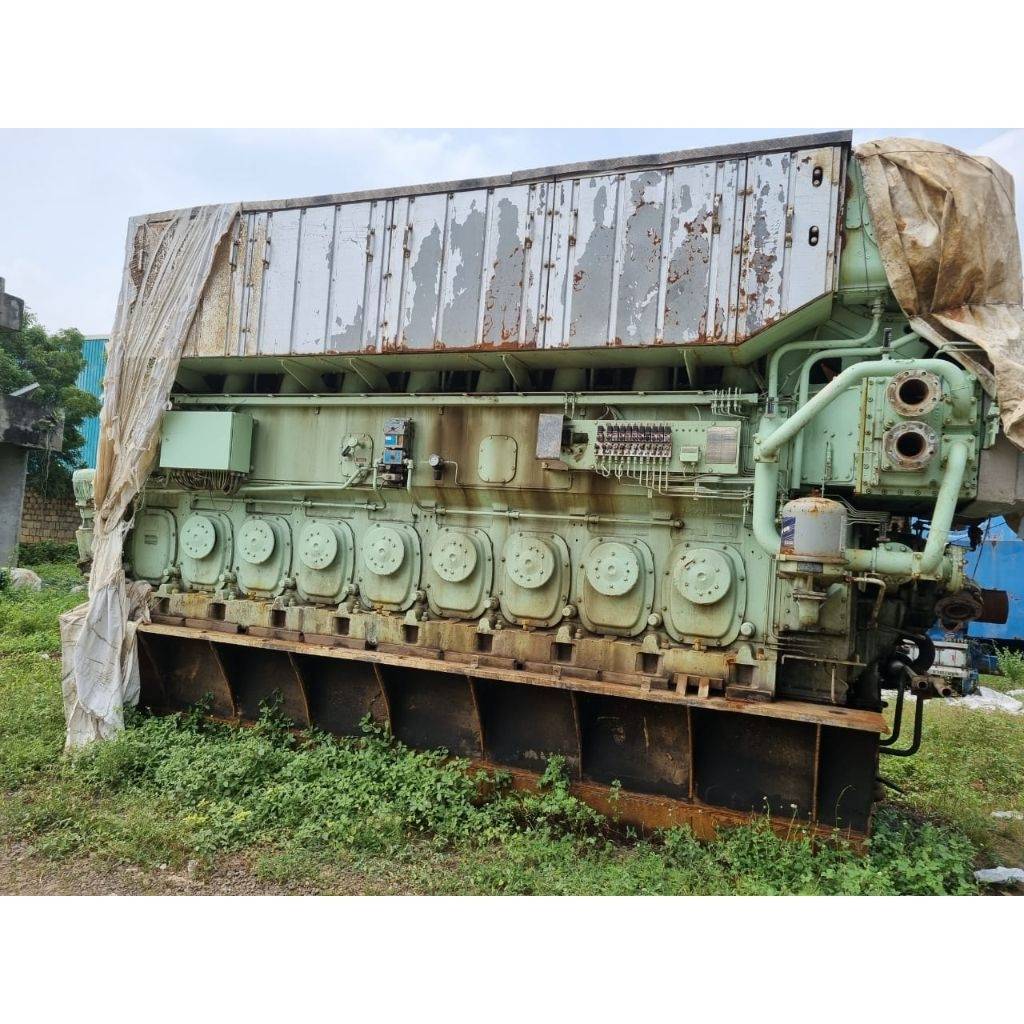 BERGEN BRM 8 COMPLETE ENGINE, CRANKSHAFT, CYLINDER BLOCK & OTHER SPARES Ababil Marine