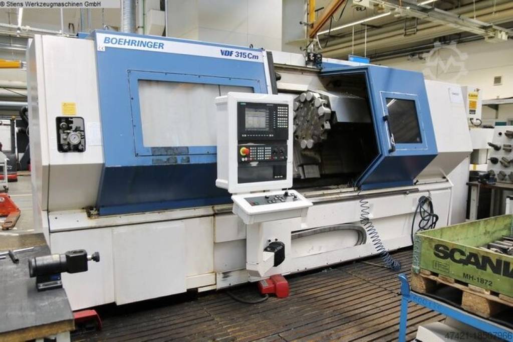 CNC Lathe VDF BOEHRINGER VDF 315 Cm / DL 2000 Ababil Marine