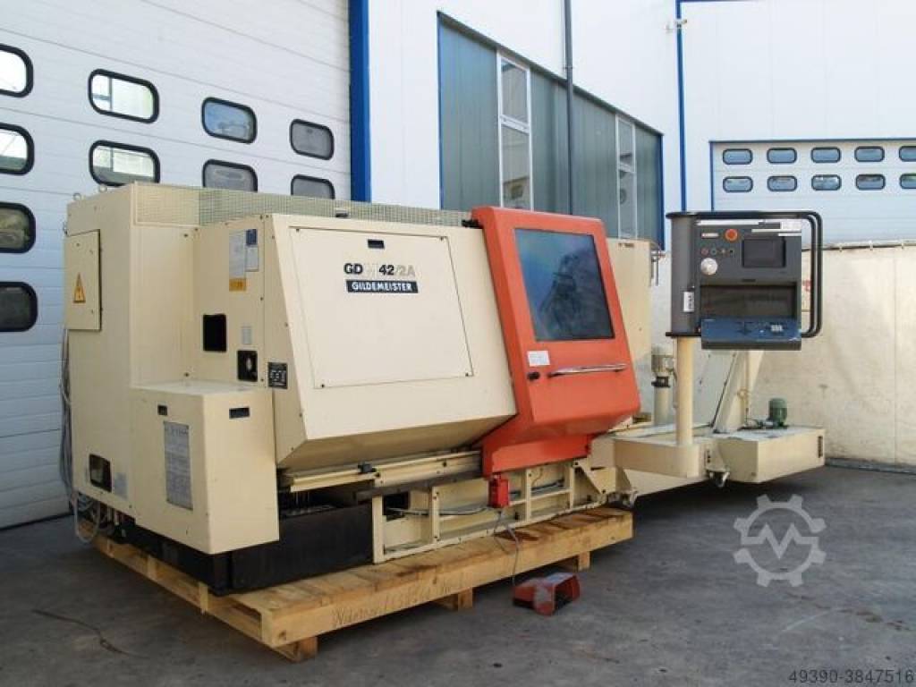 CNC lathe, automatic lathe GILDEMEISTER GDM 42/2A Ababil Marine