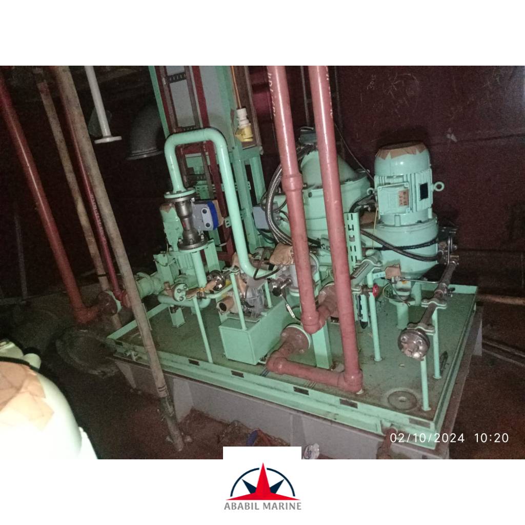 COMPLETE HFO TREATMENT PLANT - WESTFALIA - OCU1-OSE10-91-067 Ababil Marine