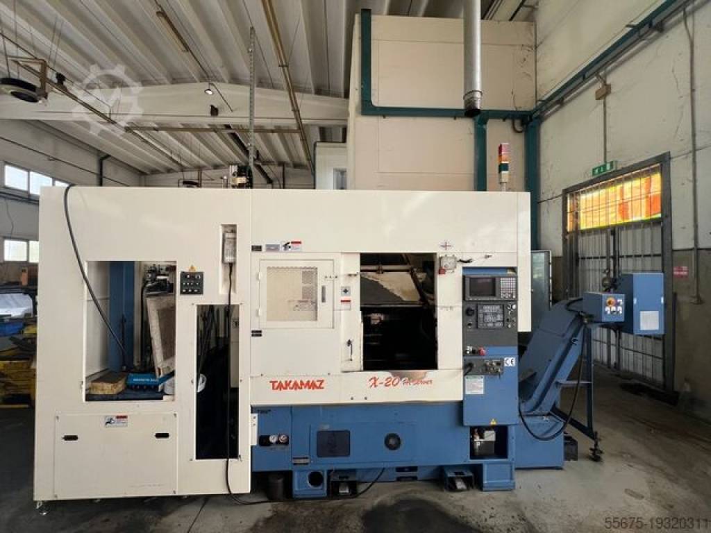Cnc lathe with gantry loader Takamaz x20 hi server Ababil Marine