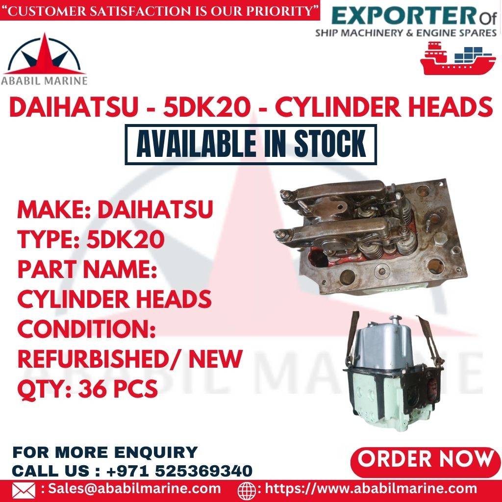 DAIHATSU - 5DK20 - CYLINDER HEADS Ababil Marine
