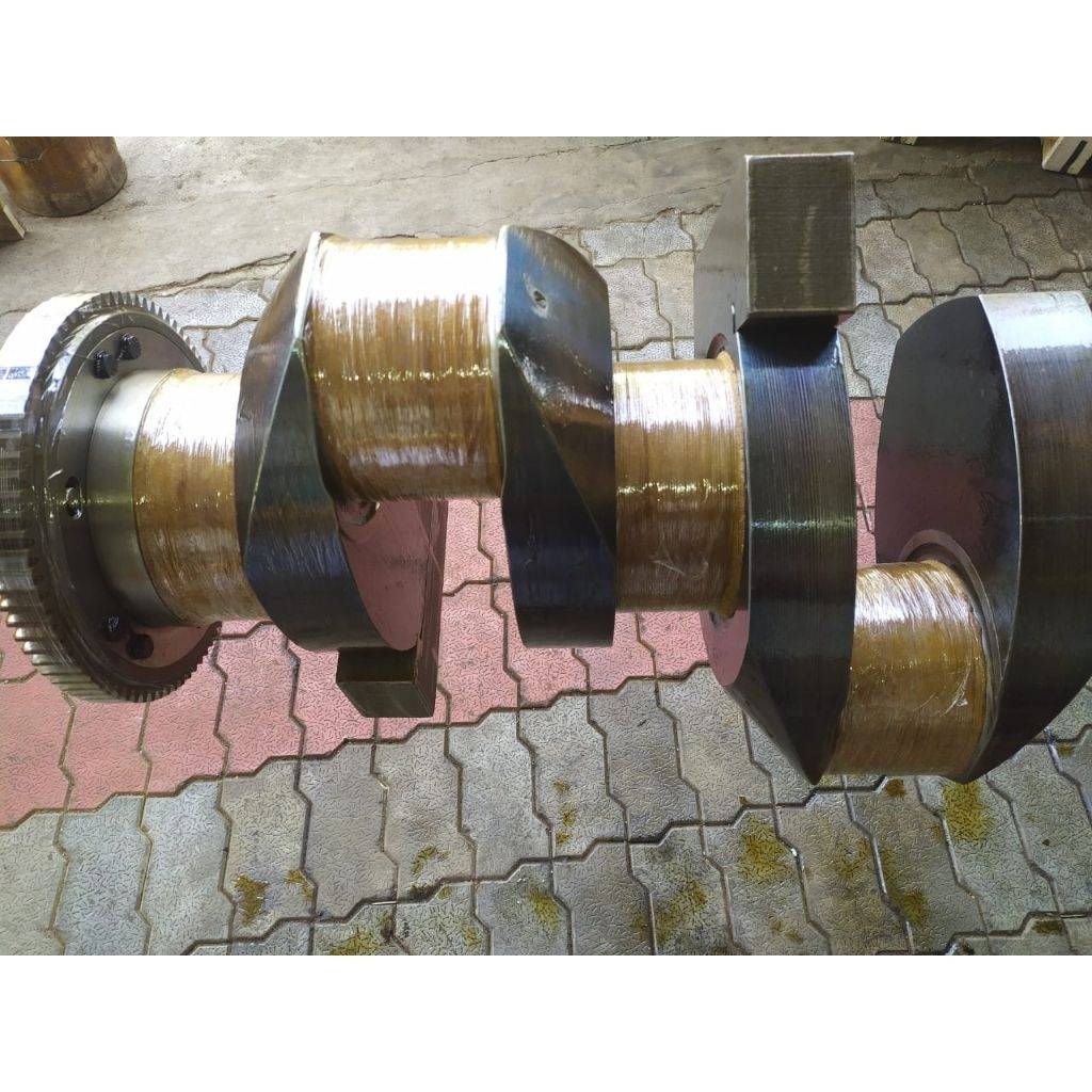 DAIHATSU 6DL24 CRANKSHAFT , CYLINDER BLOCK & BED PLATE Ababil Marine