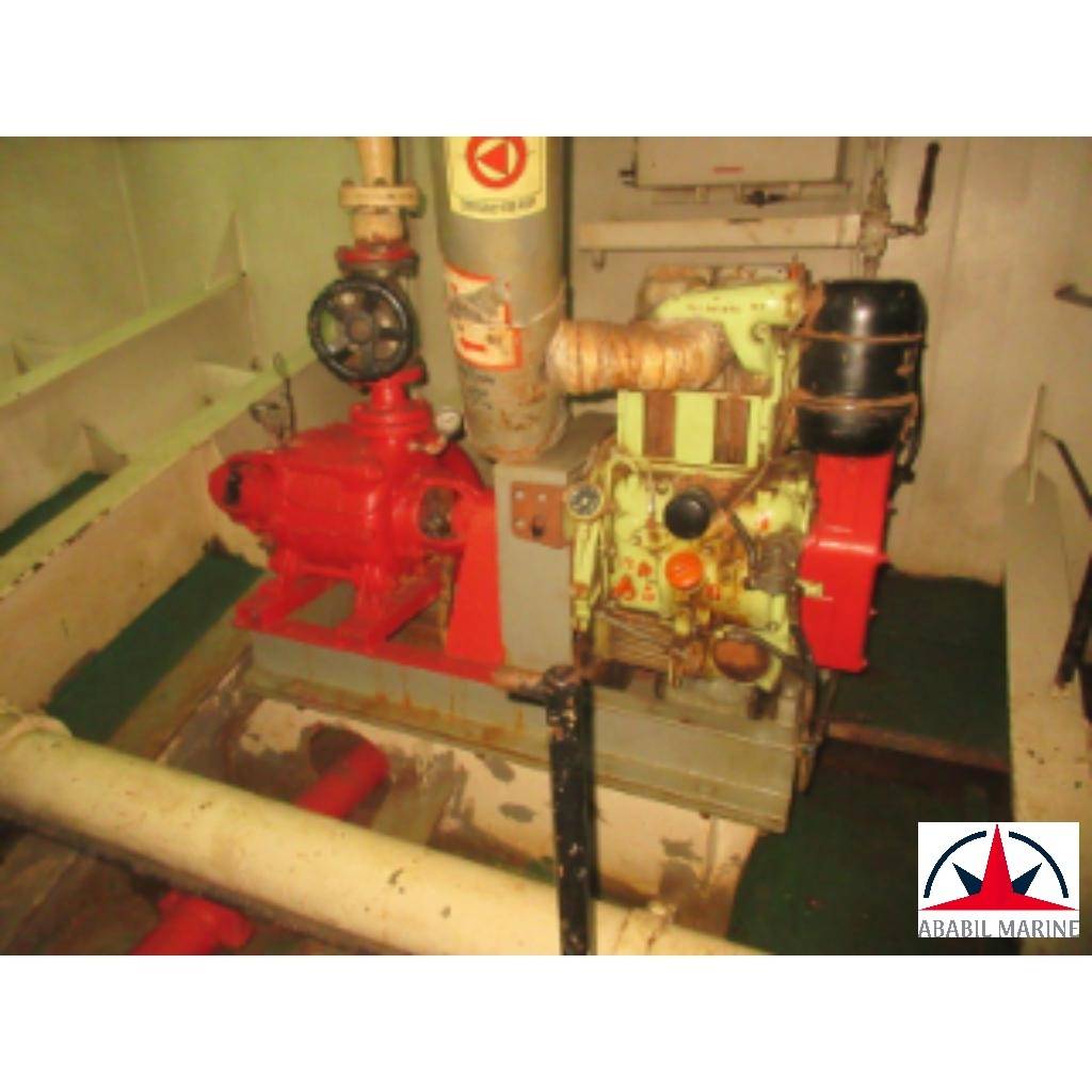EMERGENCY FIRE - KVAERNER- CGA 50V48 AAN - COMPLETE RECONDITION PUMPS Ababil Marine