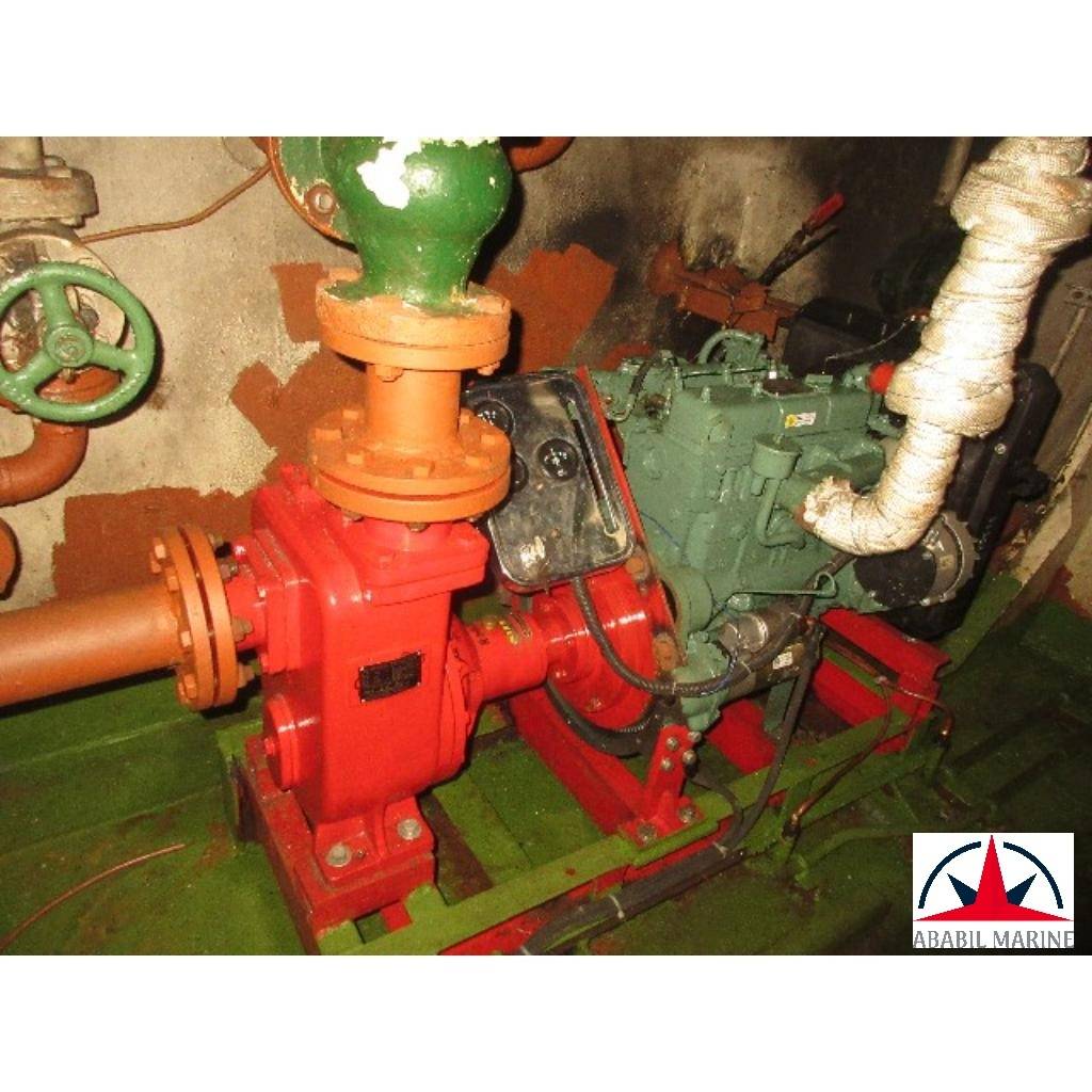EMERGENCY FIRE - SHINSHIN - DS-100/1975 - COMPLETE RECONDITION PUMPS Ababil Marine