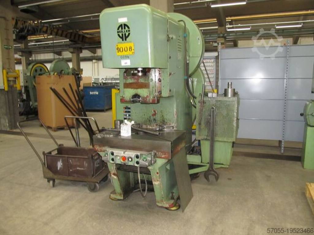Eccentric press Paul Müller 100 RF HK Ababil Marine