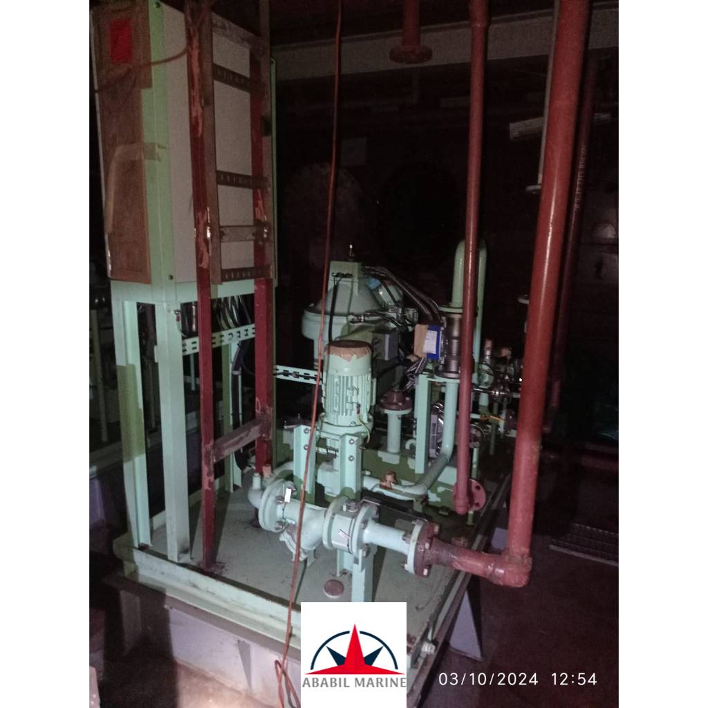 FUEL OIL TREATMENT PLANT - OCU1-OSE20-91-067 - WESTFALIA Ababil Marine