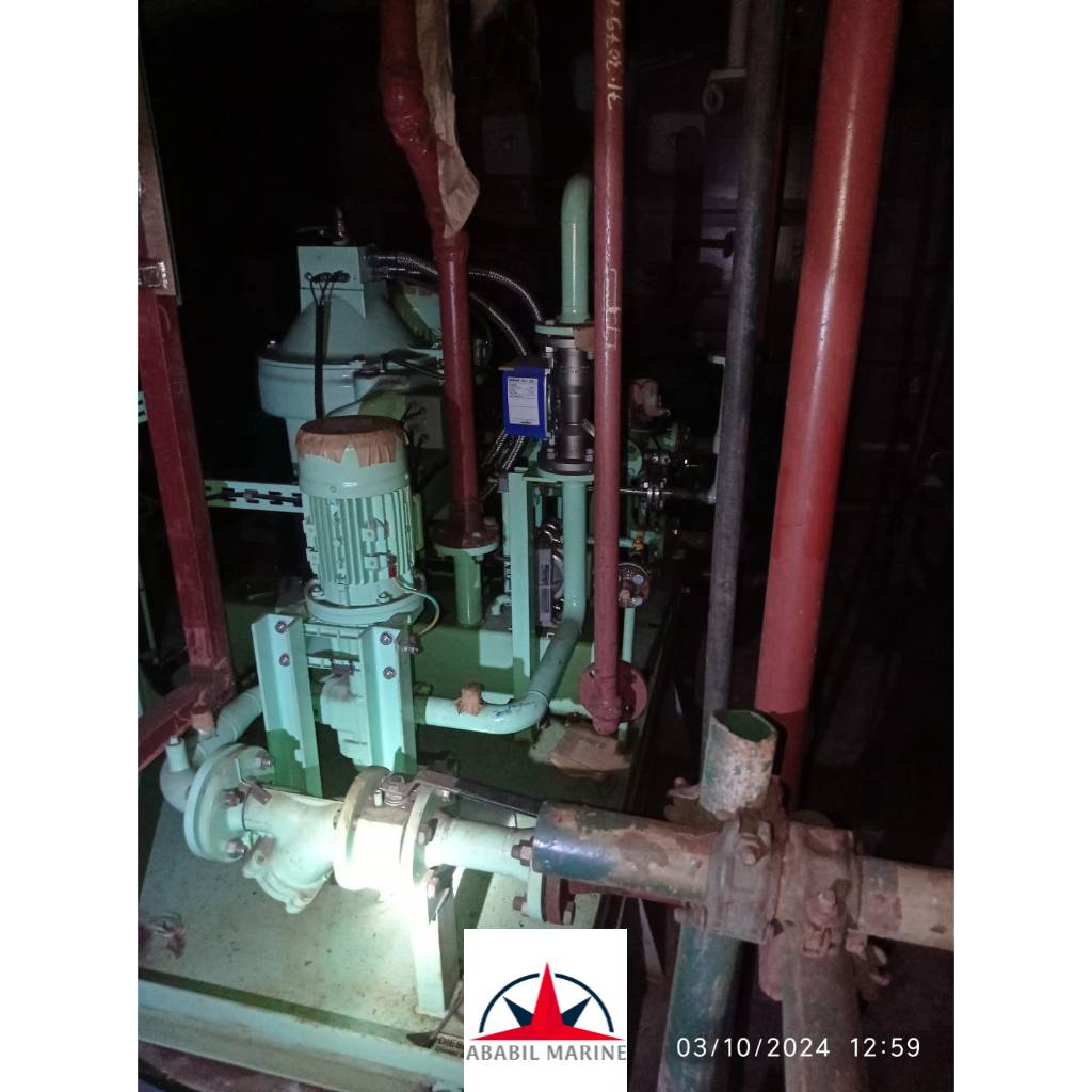 FUEL OIL TREATMENT PLANT - OCU1-OSE20-91-067 - WESTFALIA Ababil Marine