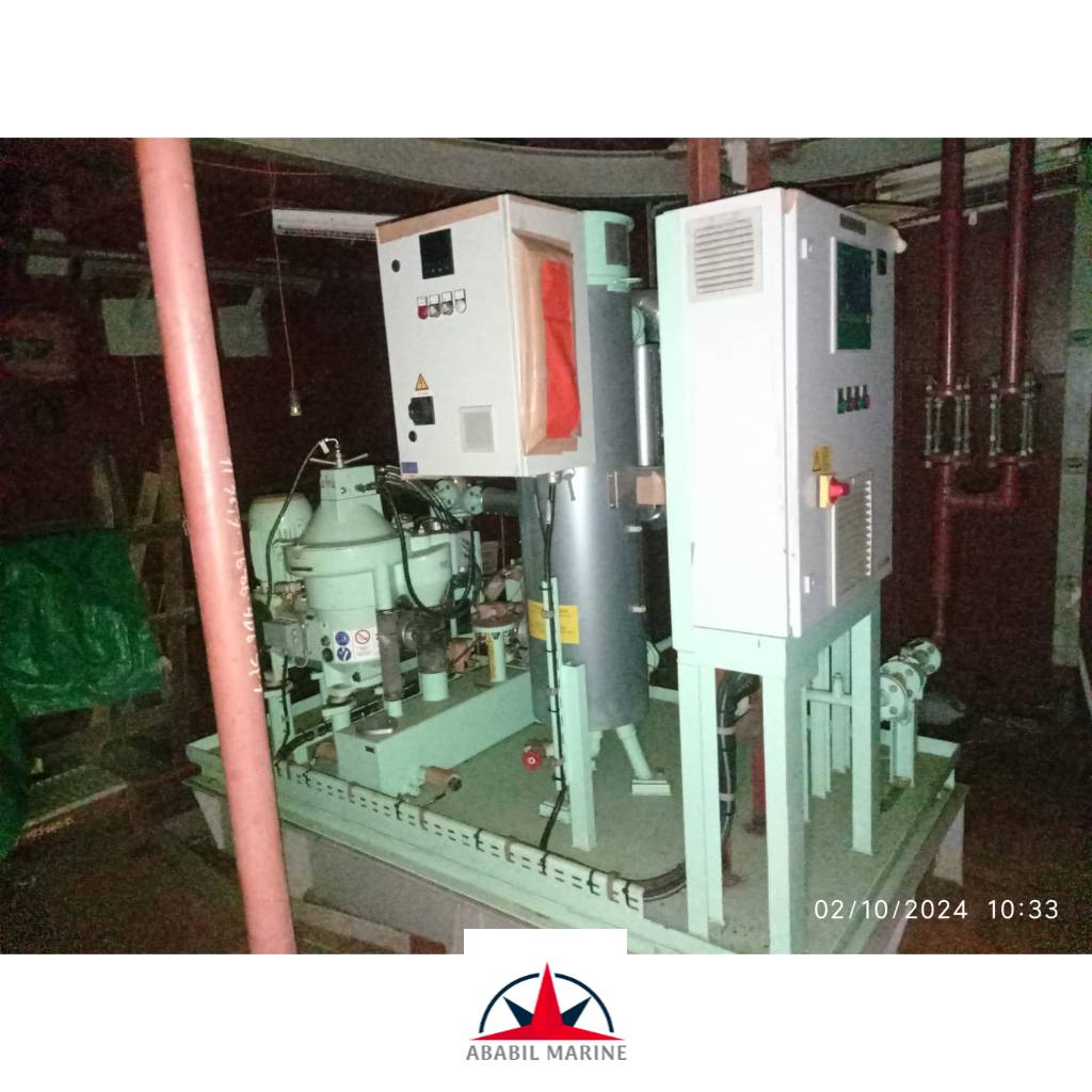 FUEL OIL TREATMENT PLANT - OCU1-OSE20-91-067 - WESTFALIA Ababil Marine