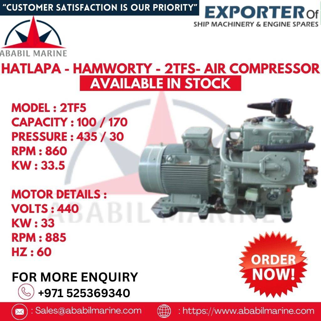 2TF5 - HATLAPA - HAMWORTY - AIR COMPRESSOR Ababil Marine