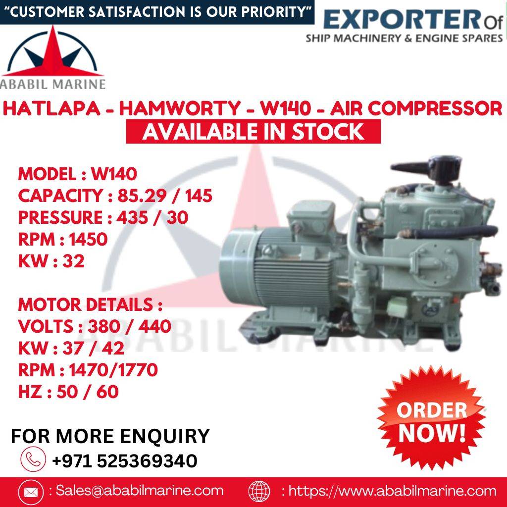 W140 - HATLAPA - HAMWORTY - AIR COMPRESSOR Ababil Marine