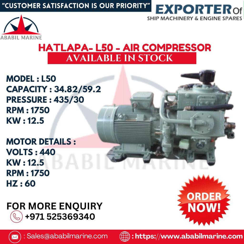 L50 - HATLAPA -  AIR COMPRESSOR Ababil Marine