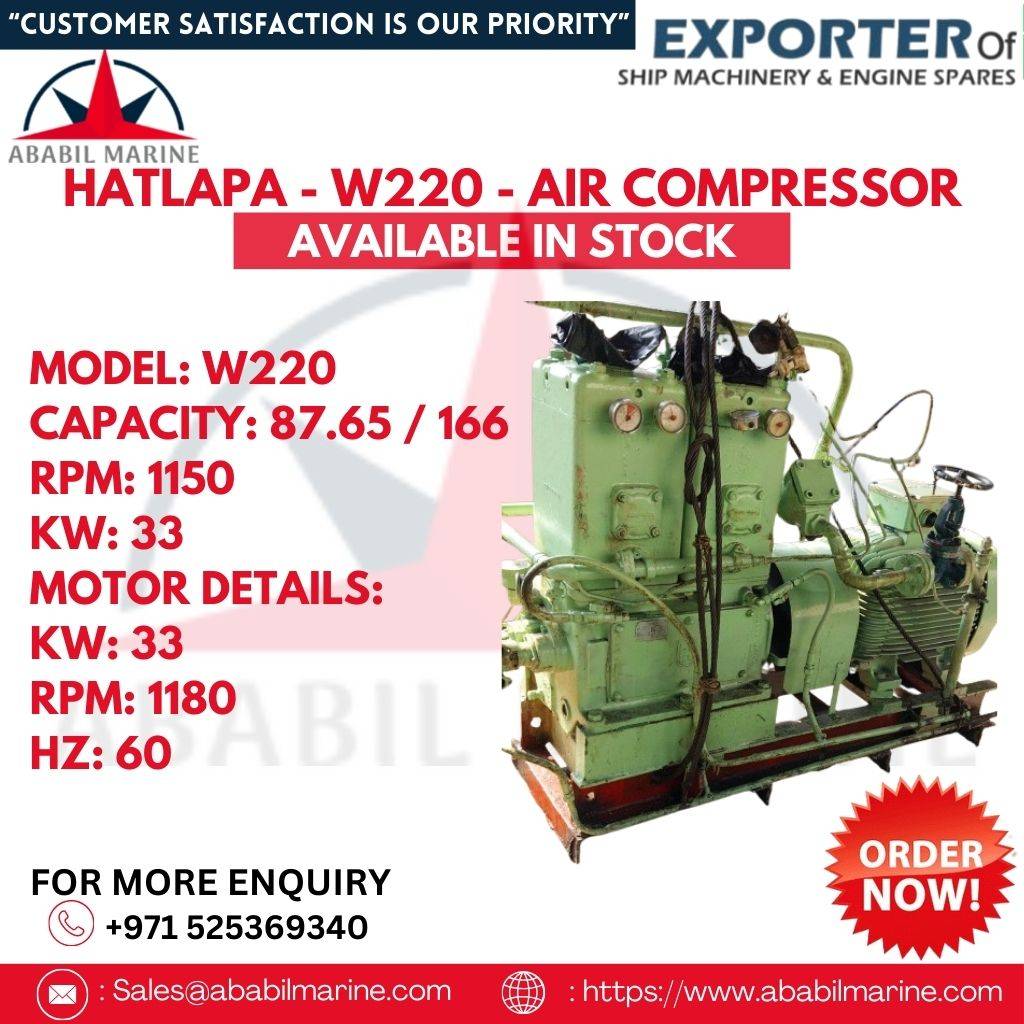 HATLAPA - W220 - AIR COMPRESSOR Ababil Marine