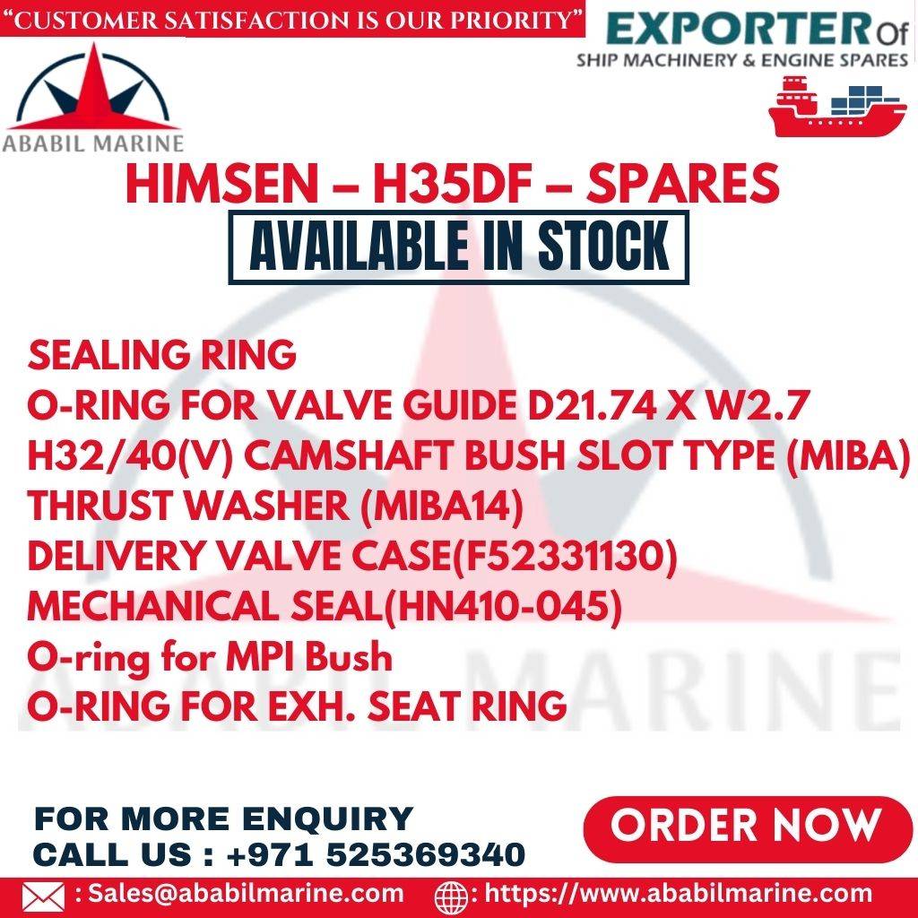HIMSEN – H35DF – SPARES – SEALING RING – LDFV53000-013 Ababil Marine