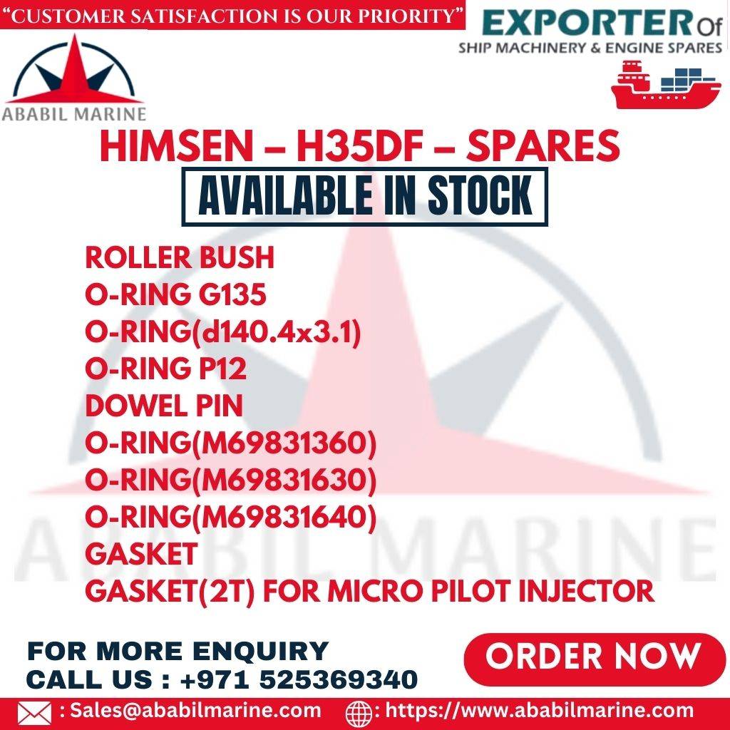 HIMSEN – H35DF – SPARES – O-RING(M69831640) – LDFV52000-110 Ababil Marine