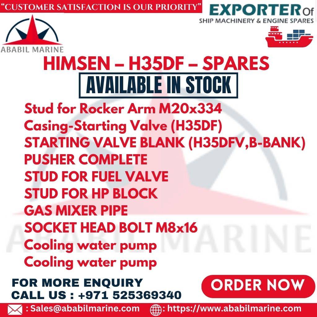 HIMSEN – H35DF – SPARES – GAS MIXER PIPE – LDFV53002-102 Ababil Marine