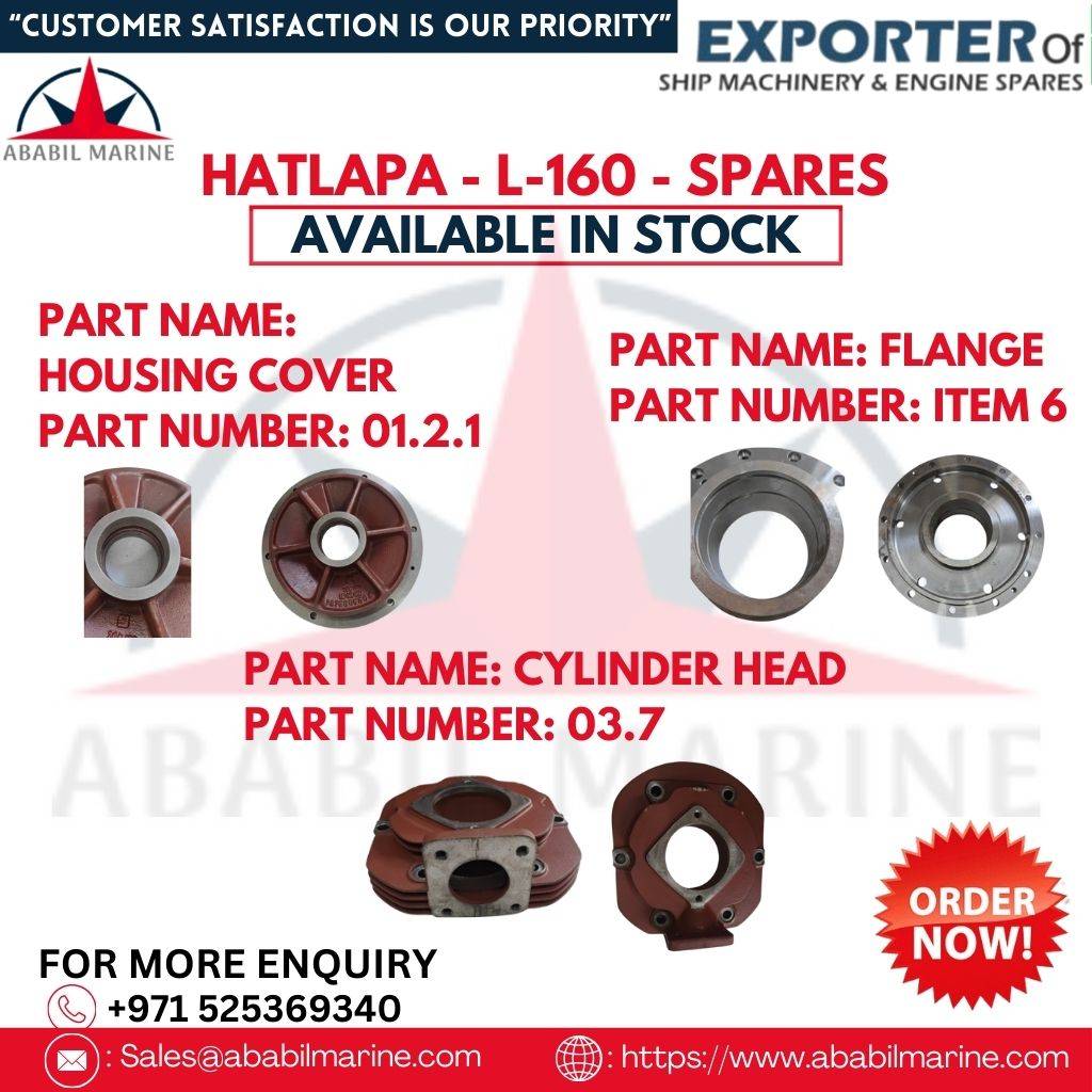 L-160 - CYLINDER HEAD – HATLAPA Ababil Marine