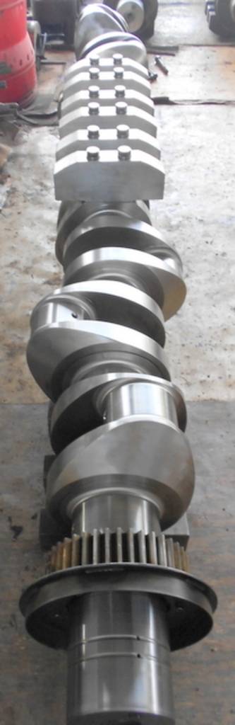 MAK - 9M453AK - CRANKSHAFT, CYLINDER BLOCK & BED PLATE Ababil Marine