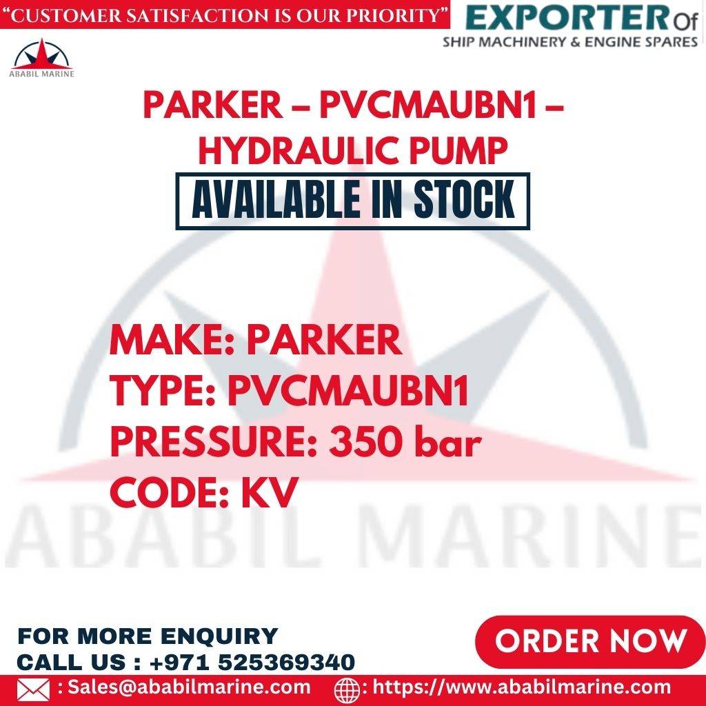 PARKER – PVCMAUBN1 – HYDRAULIC PUMP Ababil Marine