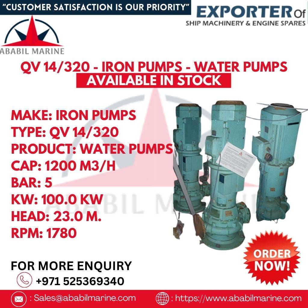 QV 14/320 - IRON PUMPS - WATER PUMPS Ababil Marine