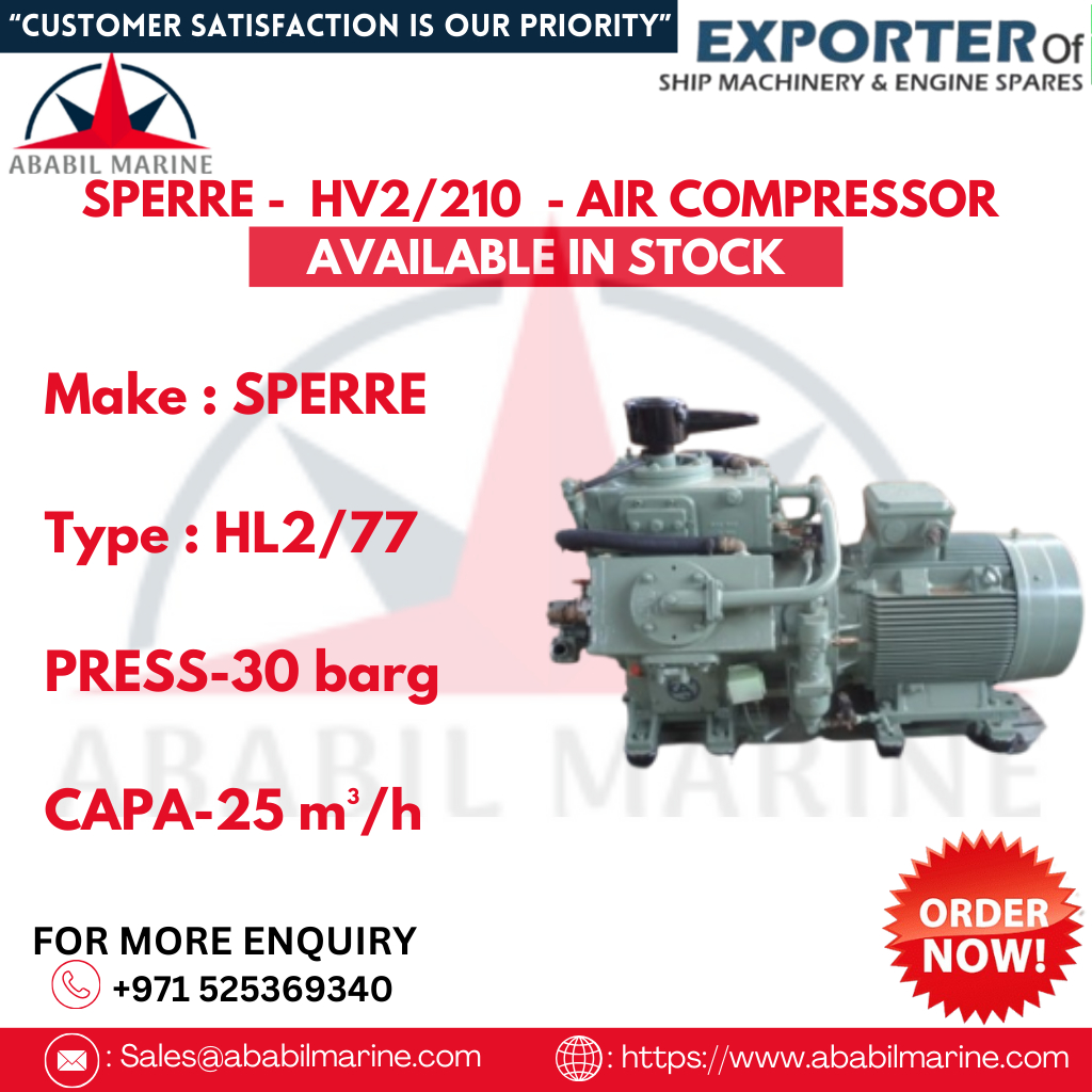SPERRE - AIR COMPRESSOR - HL2/77   Ababil Marine