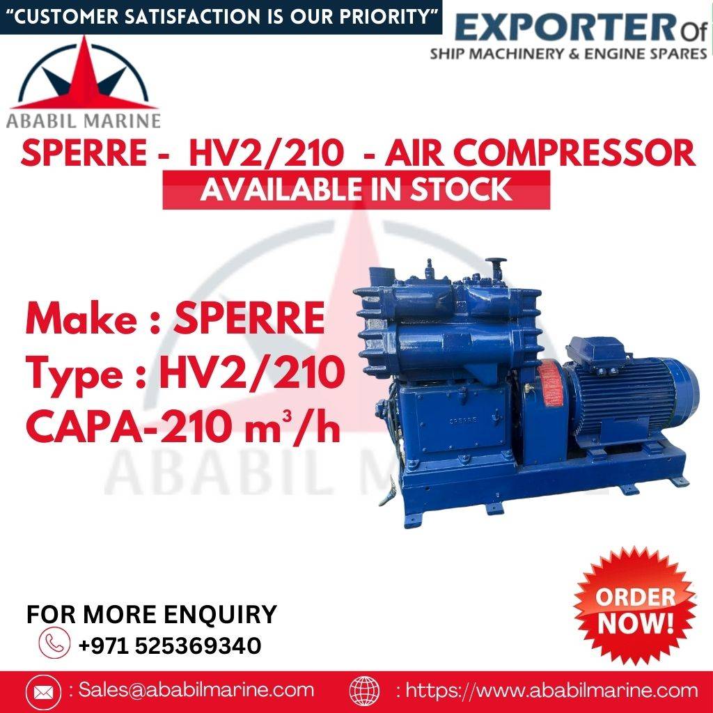 SPERRE - AIR COMPRESSOR - HV2/210 Ababil Marine