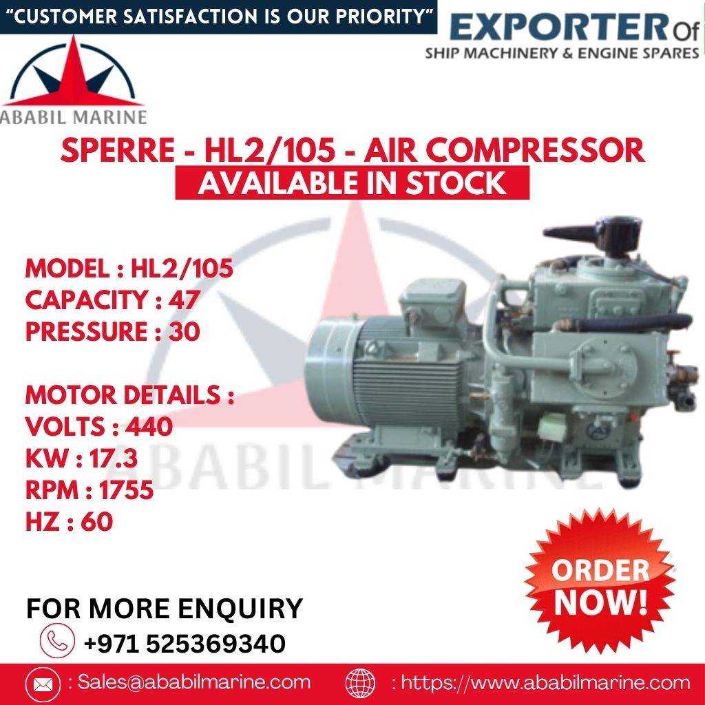 HL2/105 - SPERRE - AIR COMPRESSOR .  Ababil Marine