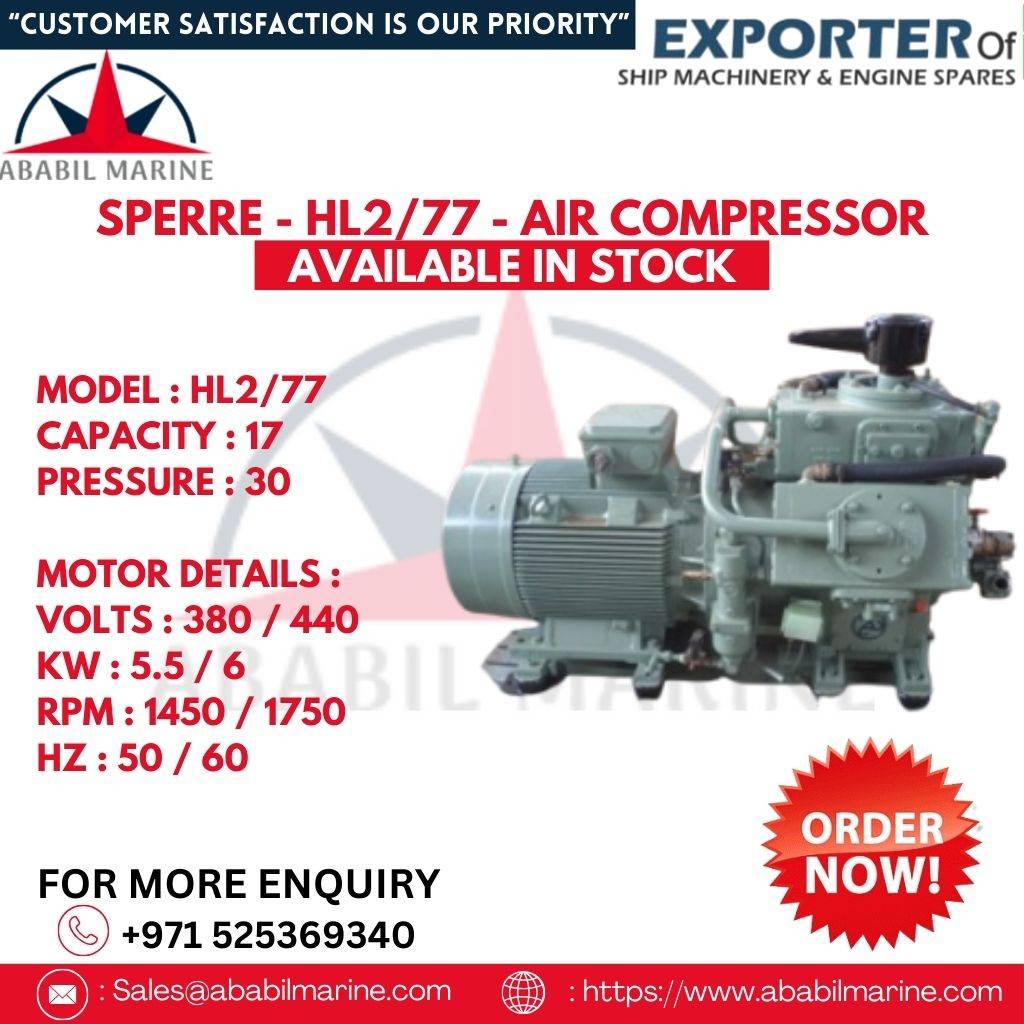 HL2/77 - SPERRE - AIR COMPRESSOR  Ababil Marine