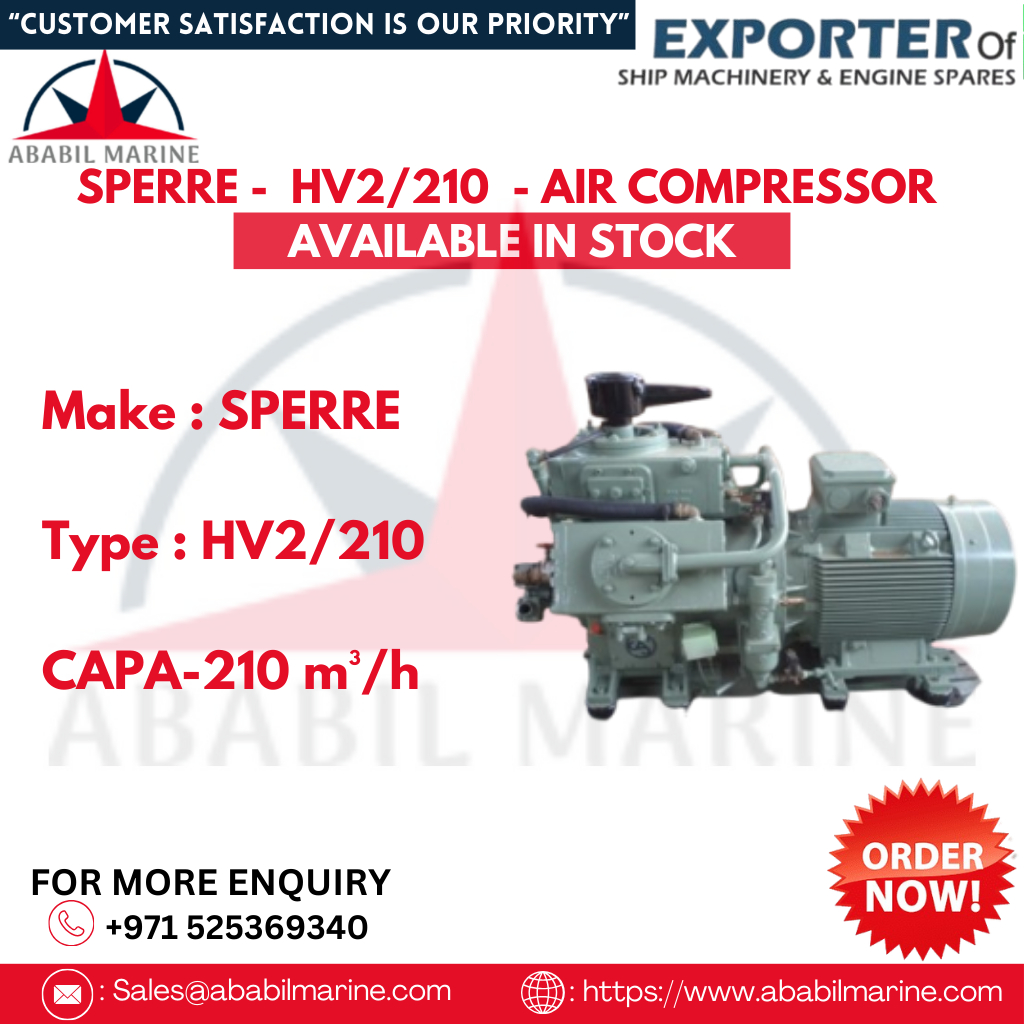 SPERRE -  HV2/210  - AIR COMPRESSOR  Ababil Marine