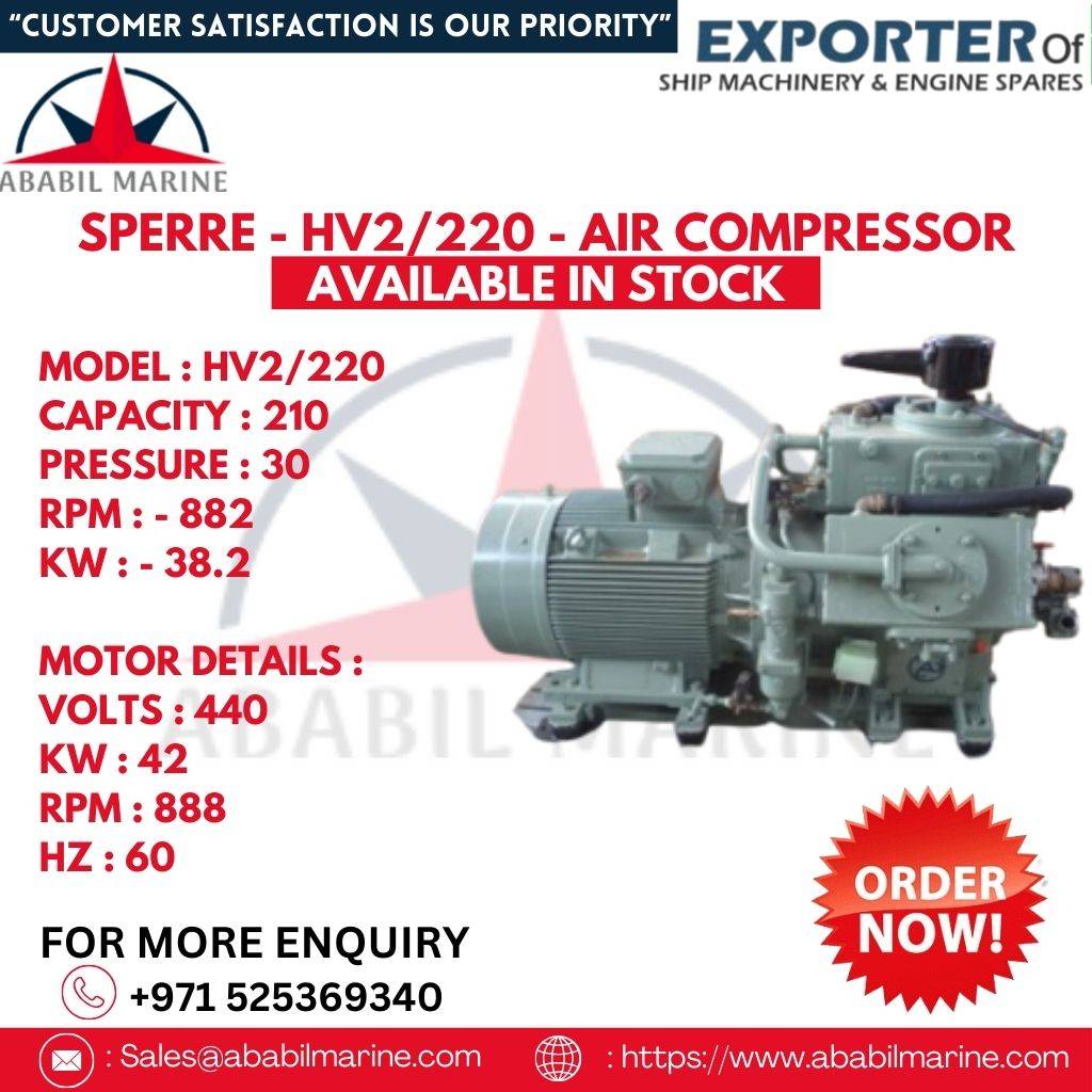HV2/220 - SPERRE - AIR COMPRESSOR Ababil Marine