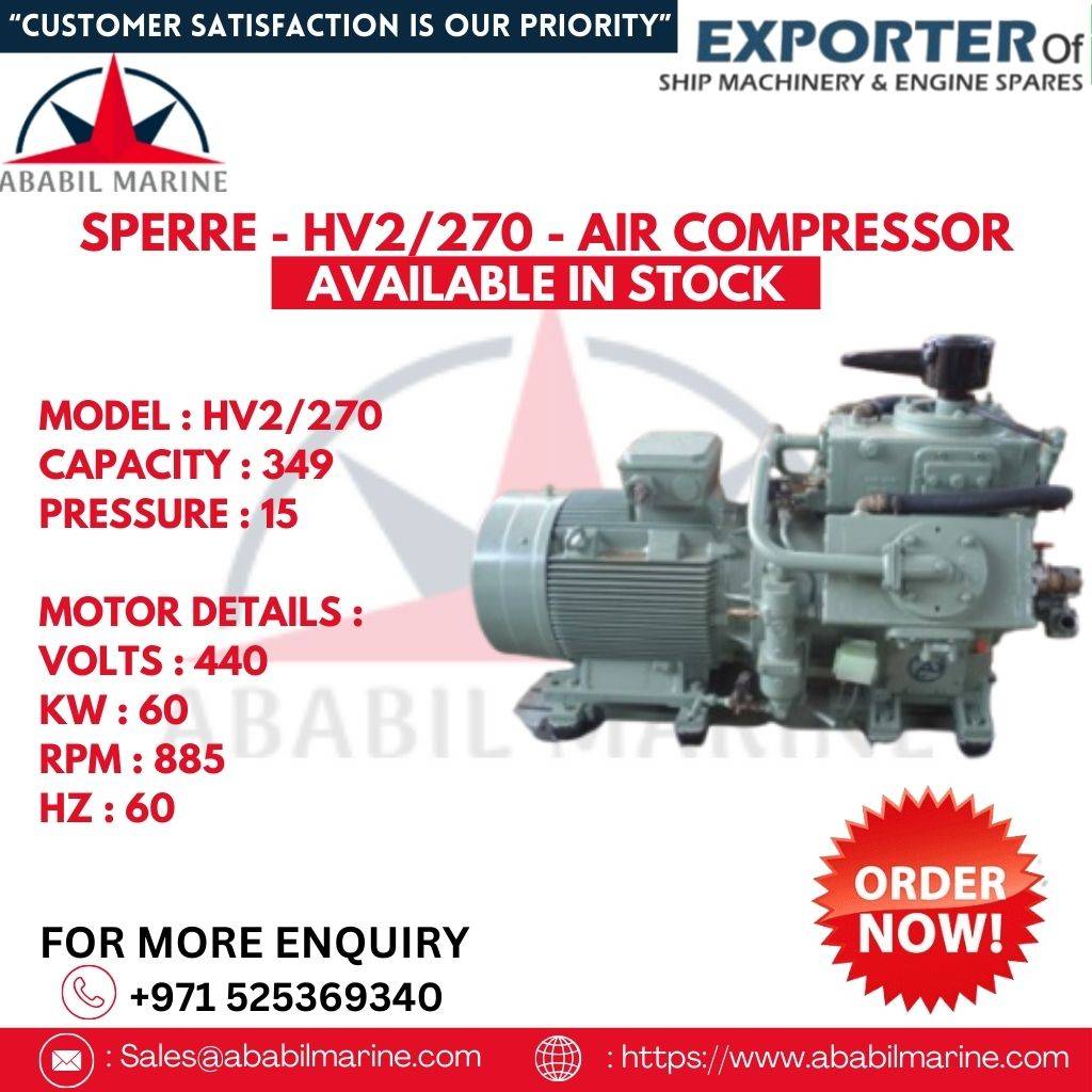 HV2/270 - SPERRE - AIR COMPRESSOR Ababil Marine