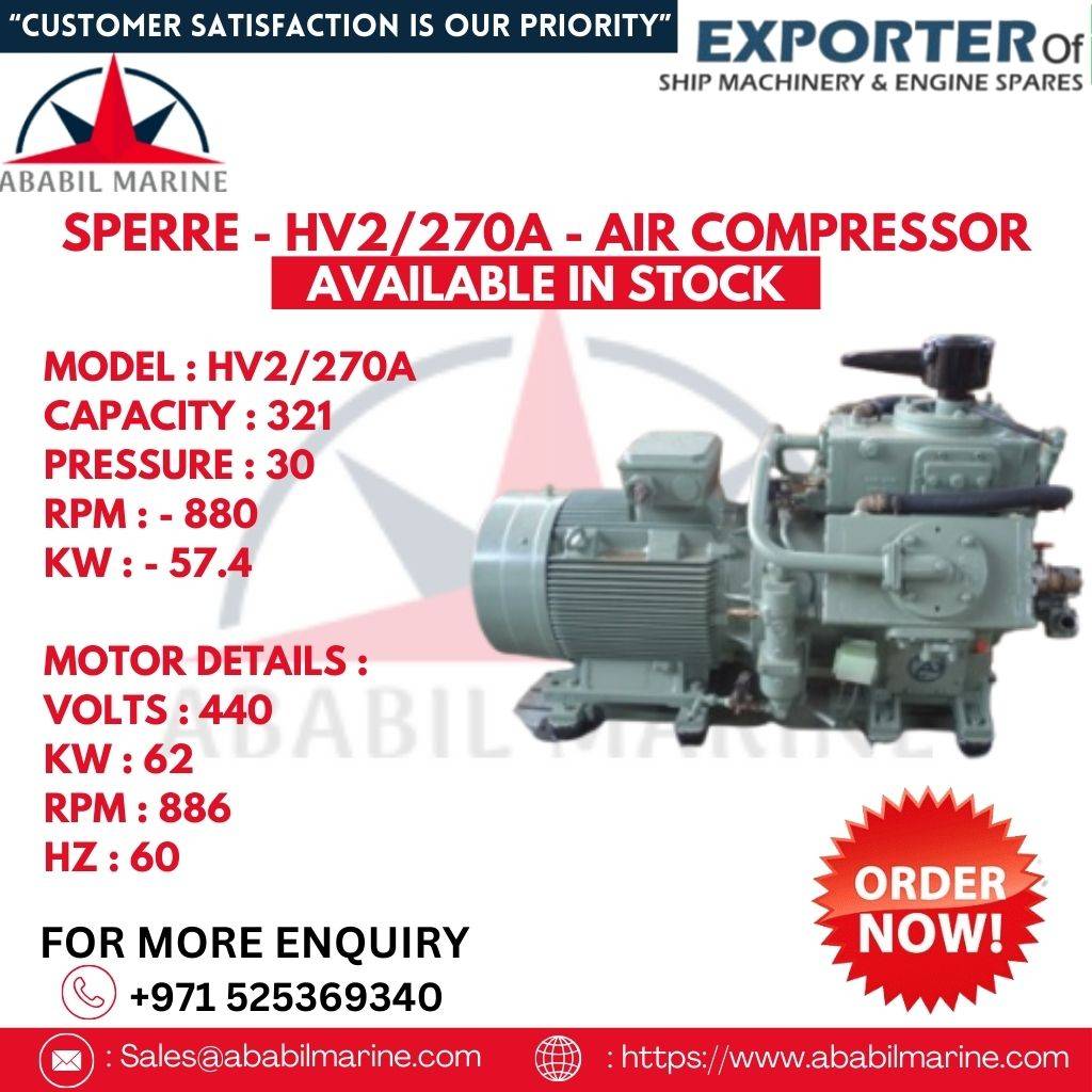 HV2/270A - SPERRE - AIR COMPRESSOR Ababil Marine