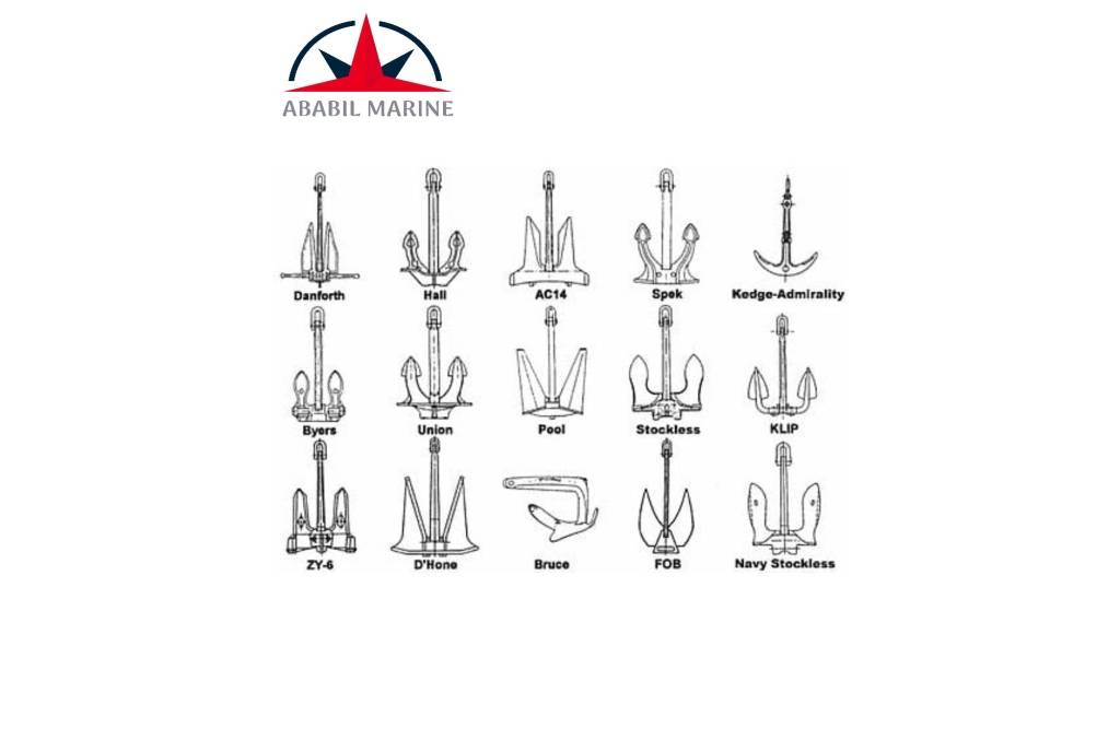 STOCKLESS - AC-14 - ANCHORS - 16500 KGS Ababil Marine