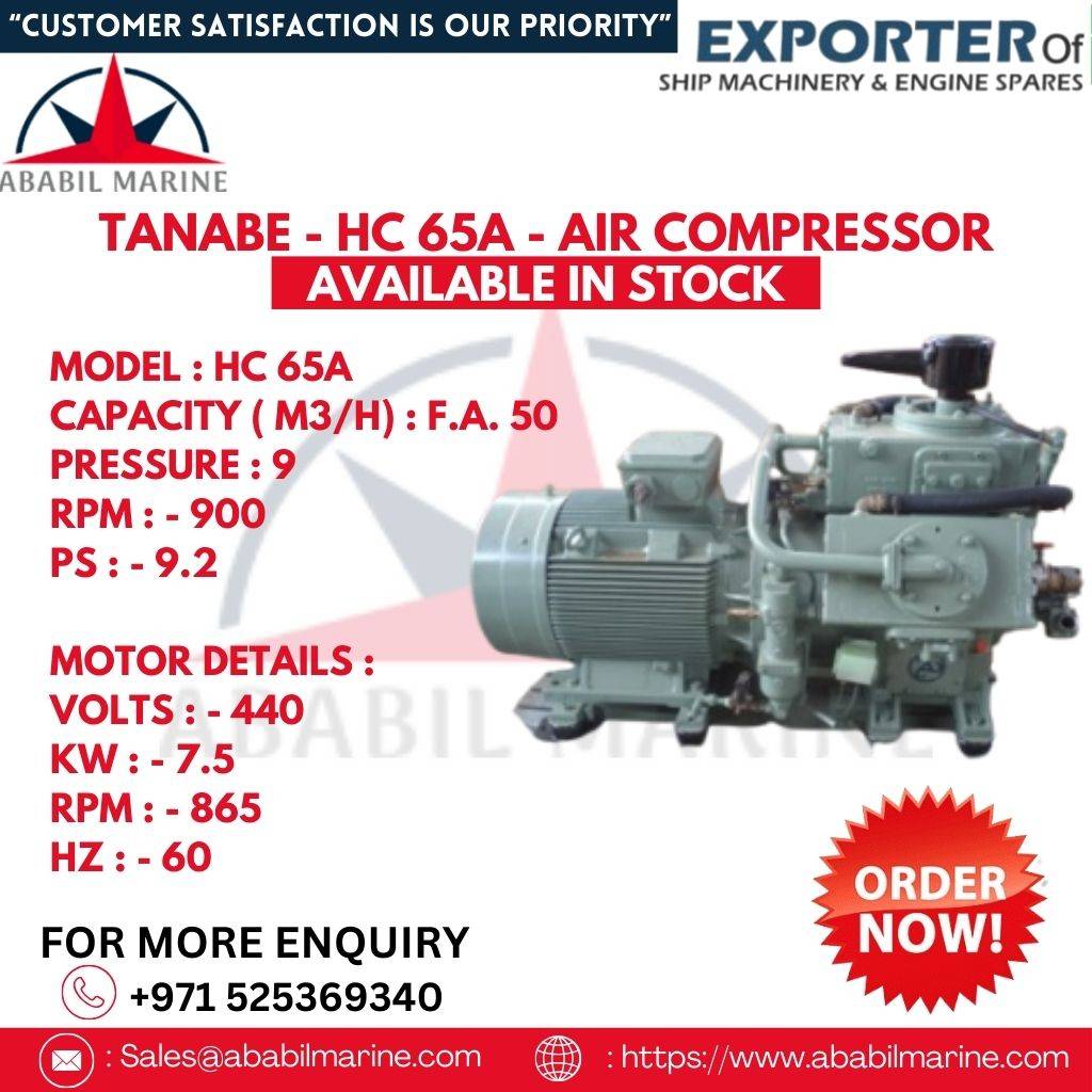 HC 65A - TANABE - AIR COMPRESSOR Ababil Marine