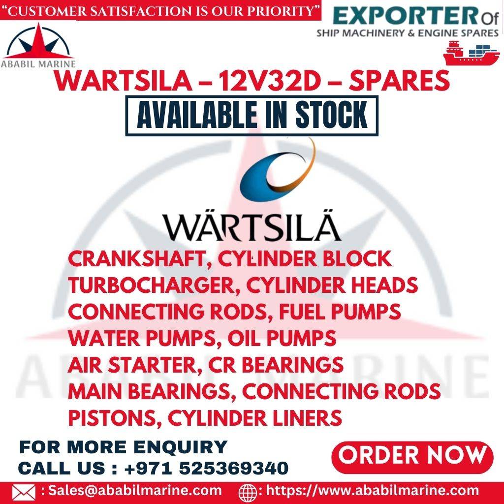 WARTSILA – 12V32D – SPARES – CYLINDER HEADS Ababil Marine