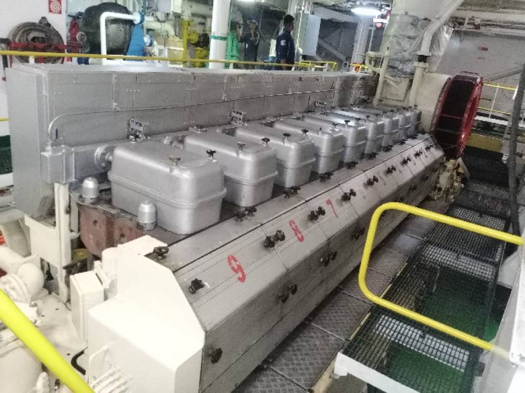 WARTSILA 9L38 DIESEL ENGINE -CRANKSHAFT -ENGINE FRAME Ababil Marine