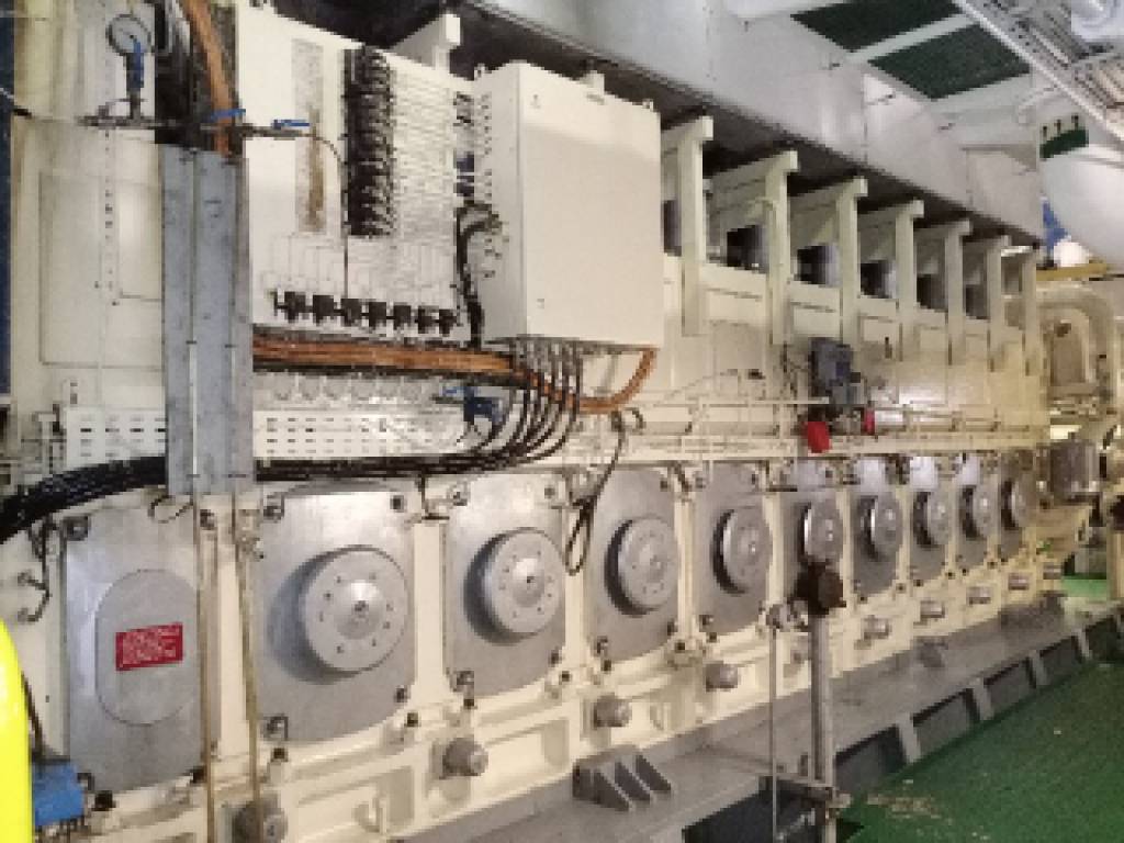 WARTSILA 9L38 DIESEL ENGINE -CRANKSHAFT -ENGINE FRAME Ababil Marine