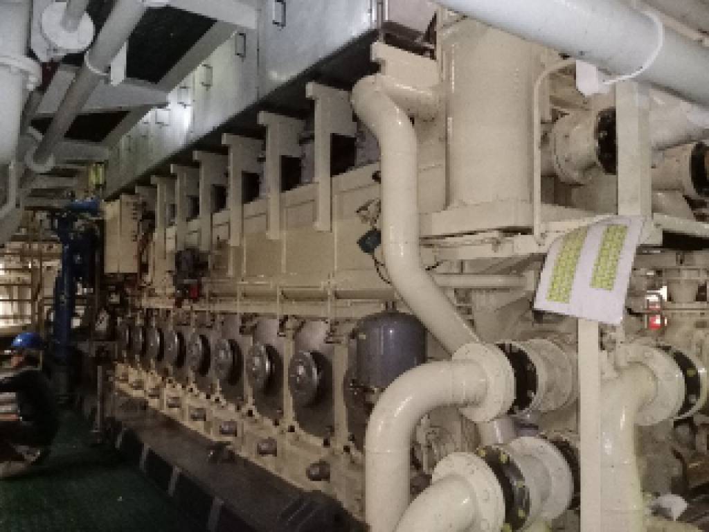 WARTSILA 9L38 DIESEL ENGINE -CRANKSHAFT -ENGINE FRAME Ababil Marine