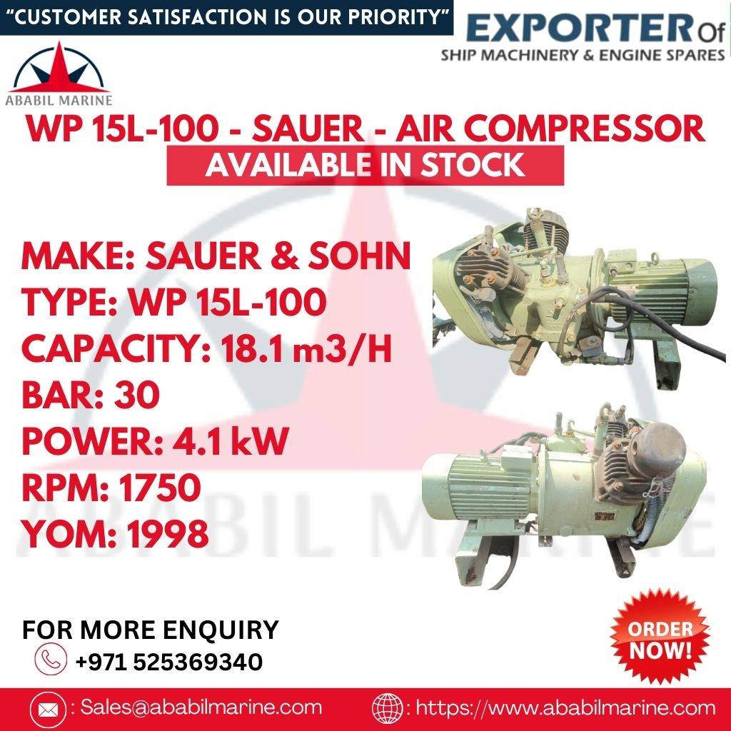 WP 15L-100 - SAUER - AIR COMPRESSOR Ababil Marine