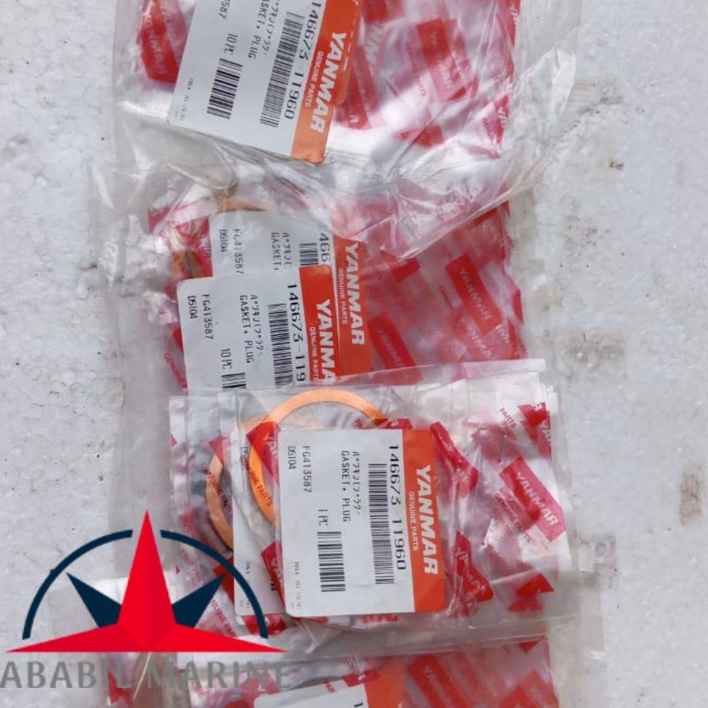 YANMAR - EY18 - SPARES – GASKET PLUG - 146673-11960 Ababil Marine