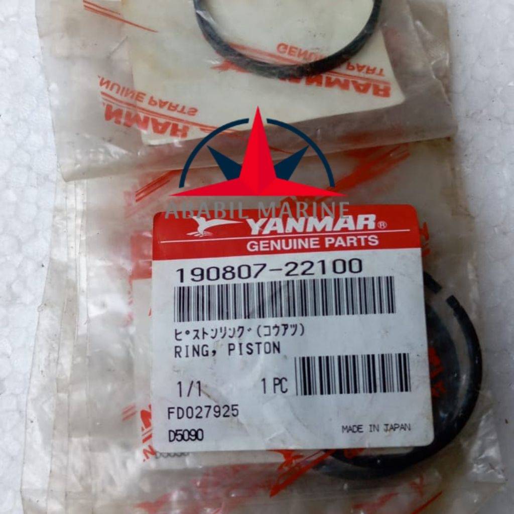 YANMAR - M220 - SPARES - RING PISTON - 190807-22100 Ababil Marine