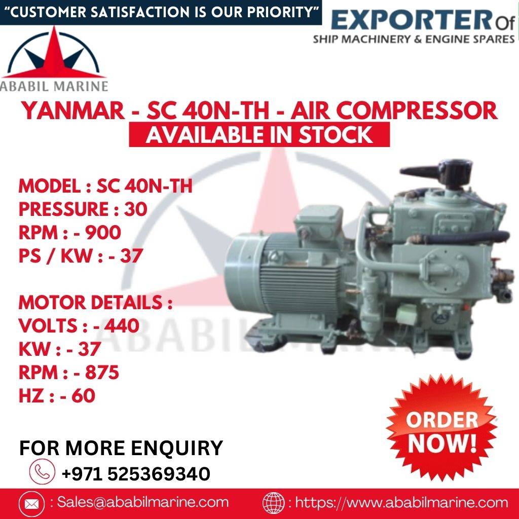 SC 40N-TH - YANMAR - AIR COMPRESSOR Ababil Marine