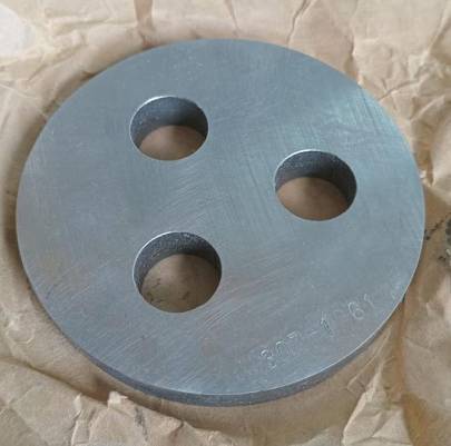 11mm thick three-bolt fixing plate for circular control in hydraulic system