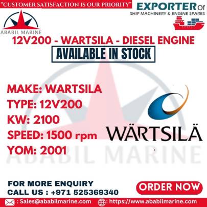 12V200 - WARTSILA - DIESEL ENGINE