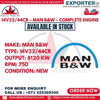 14V32/44CR – MAN B&W – COMPLETE ENGINE